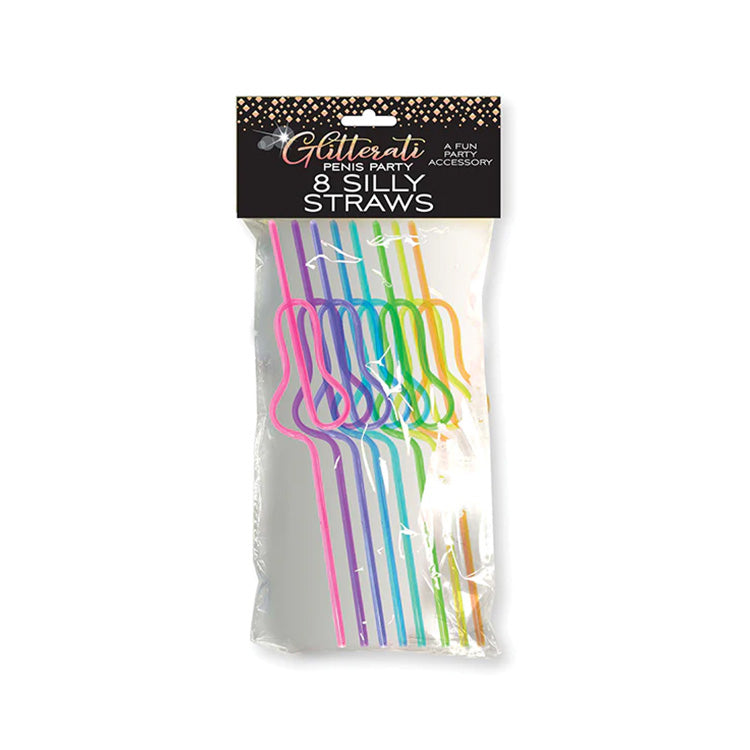 Glitterati Silly Penis Straw Set Lovers Glitterati Silly Penis Straw Set Lovers