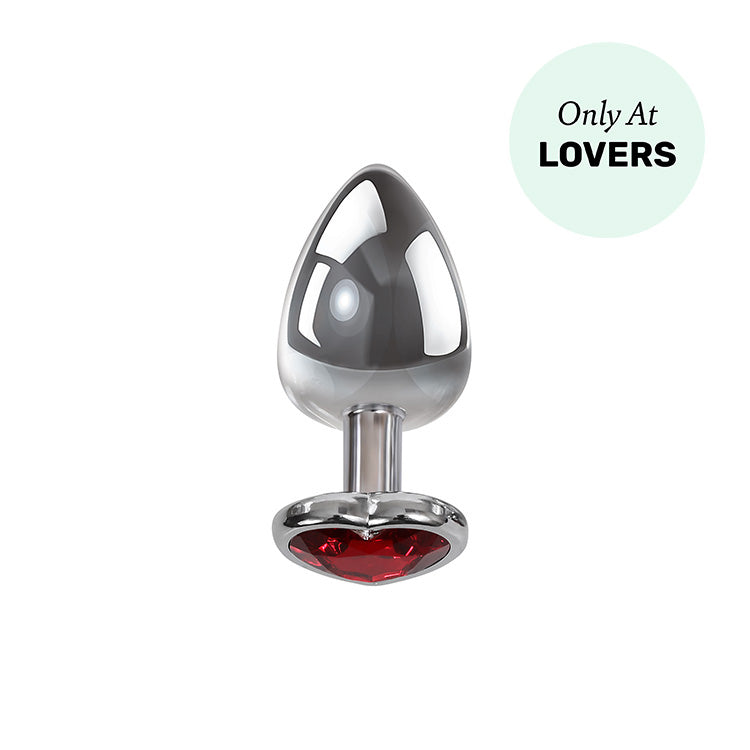 Lovers Heart Gemstone Anal Plug Lovers Heart Gemstone Anal Plug