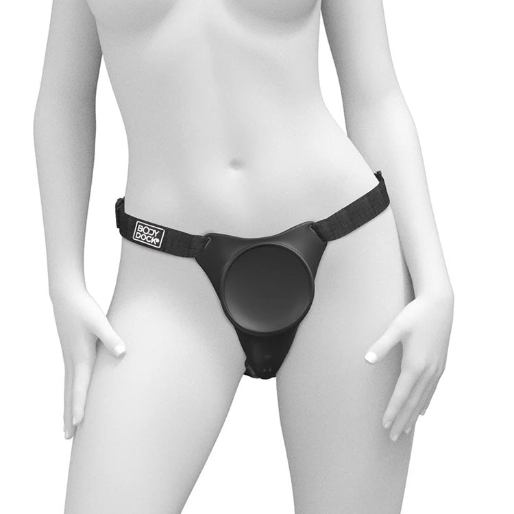 Body Dock G-Spot Pro Suction Base Harness with Vibrating Plug Lovers Body Dock G-Spot Pro Suction Base Harness with Vibrating Plug Lovers