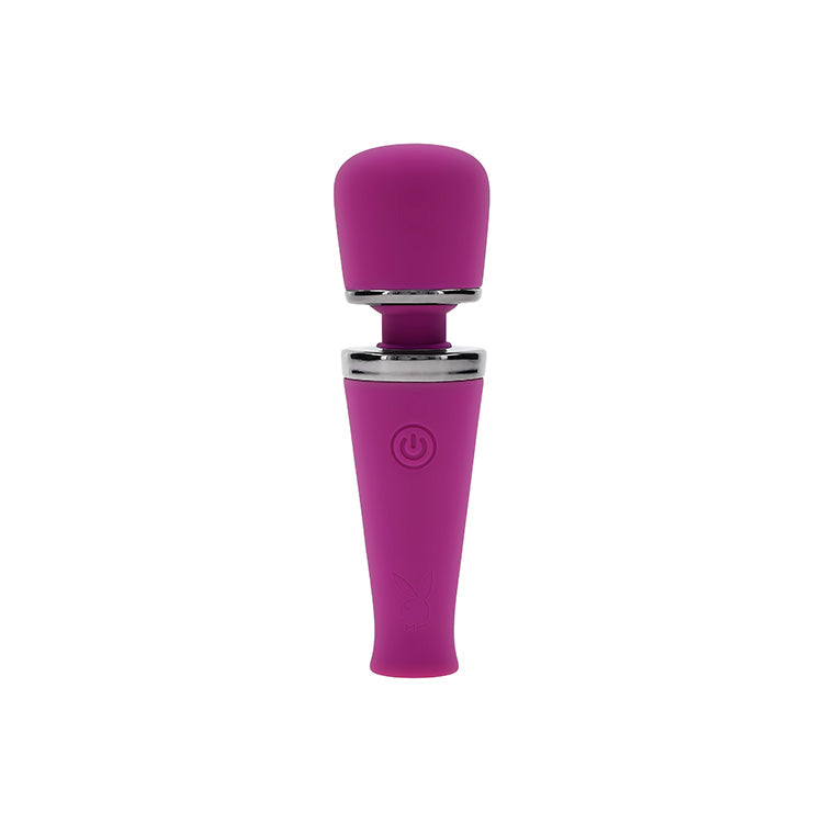 Playboy Pleasure Mic Drop Mini Wand Vibrator Lovers Playboy Pleasure Mic Drop Mini Wand Vibrator Lovers