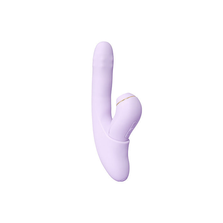 SVAKOM DuoGlow Thrusting Beaded Vibrator with Pulsating Stimulator Lovers SVAKOM DuoGlow Thrusting Beaded Vibrator with Pulsating Stimulator Lovers