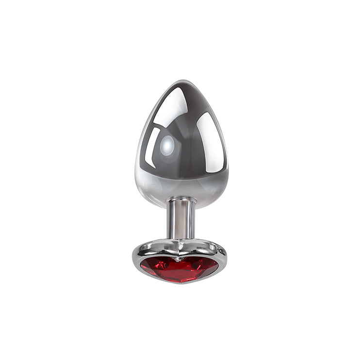 Small Red Heart Gemstone Anal Plug Lovers Small Red Heart Gemstone Anal Plug Lovers
