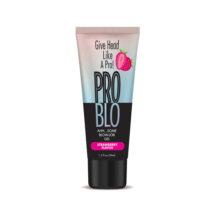 Pro Blo Strawberry Flavored Warming Edible Gel Lovers Pro Blo Strawberry Flavored Warming Edible Gel Lovers