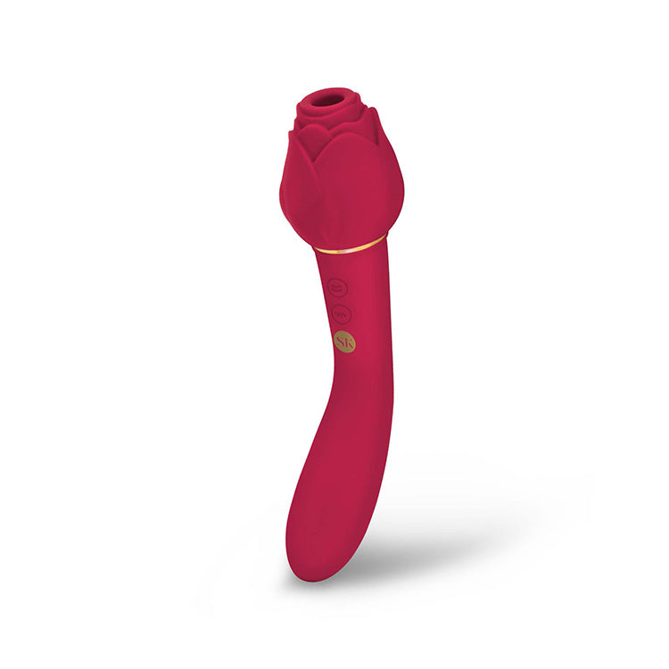 Rosegasm Twosome Dual Ended Suction Vibe Lovers Rosegasm Twosome Dual Ended Suction Vibe Lovers