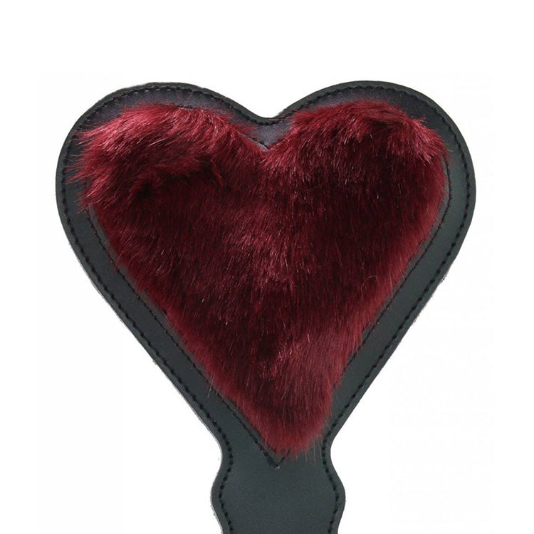Sex And Mischief Enchanted Heart 10.25 inch Paddle Red & Black - Romantic  Blessings