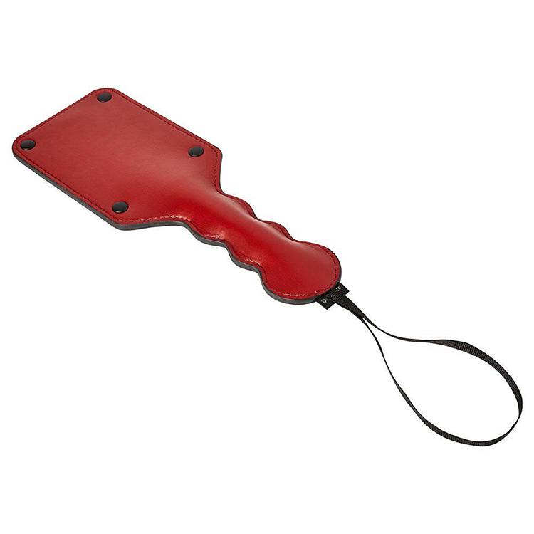 Rouge Leather & Faux Fur Paddle –