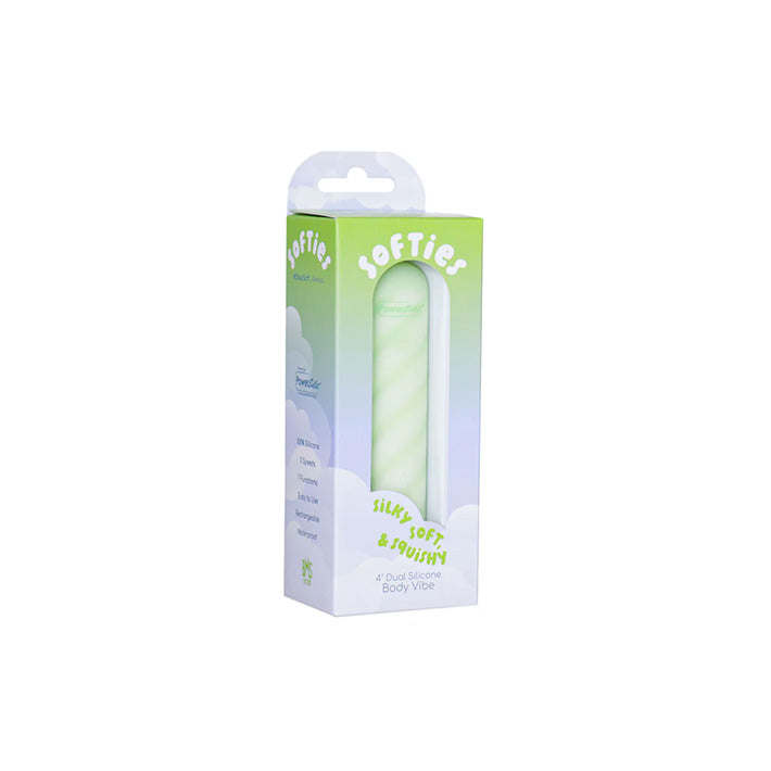 Softies 4in Dual Silicone Bullet Vibrator – Lovers