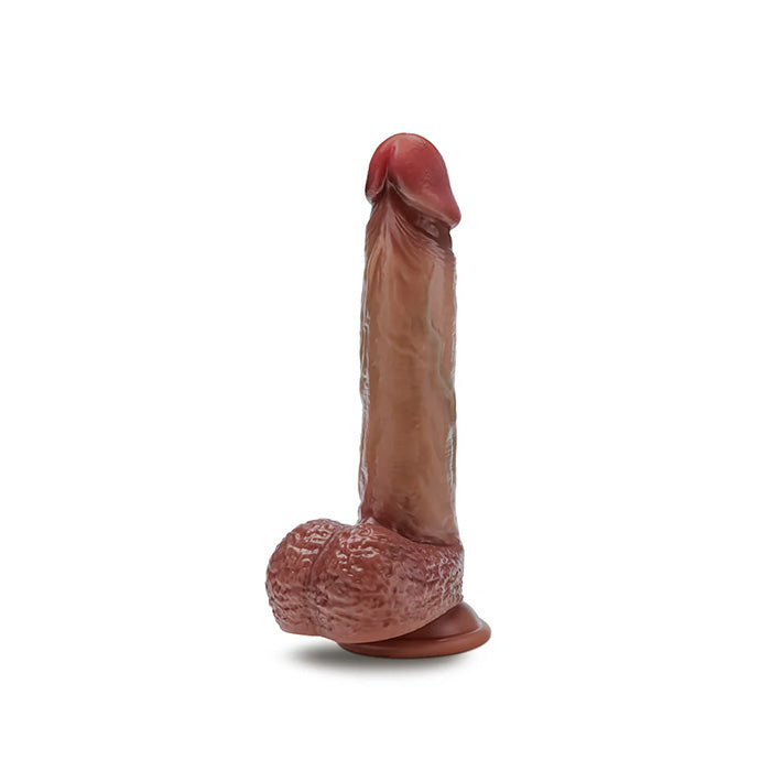 Raphael 9.5in Realistic Dildo Sliding Foreskin & Squeezable Balls