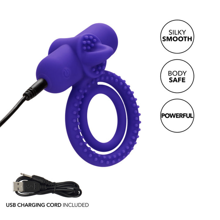 Dual Climaxer Vibrating Cock Ring Lovers Dual Climaxer Vibrating Cock Ring Lovers