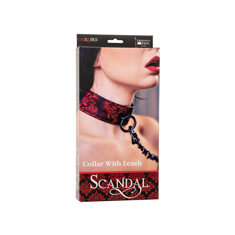 Cal_Exotics_Scandal_Collar_With_Leash_Box_Front