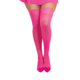 Dreamgirl_Sheer_Thigh_High_with_Stay_Up_Lace_Top_Pink_Plus_Front