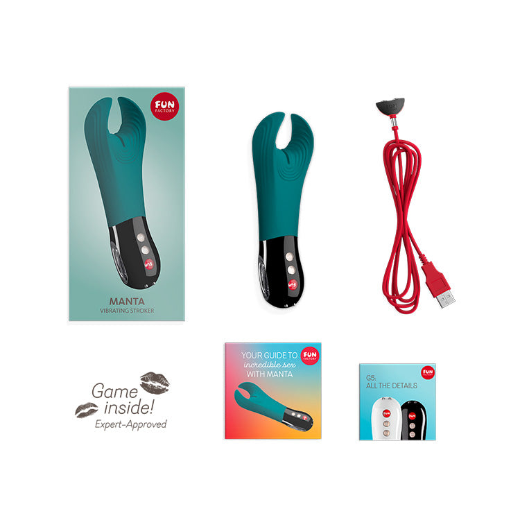 Fun Factory Manta Vibrating Stroker Lovers Fun Factory Manta Vibrating Stroker Lovers