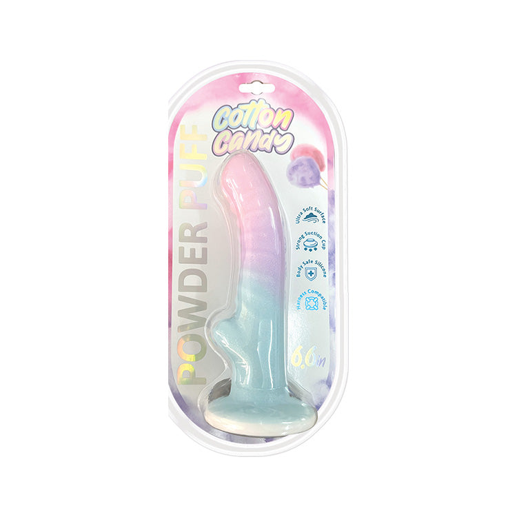 Hott_Products_Powder_Puff_Cotton_Candy_Dildo_6.5in_Box
