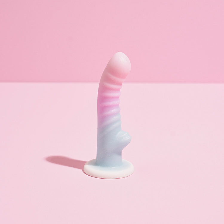 Hott_Products_Powder_Puff_Cotton_Candy_Dildo_6.5in_Lifestyle