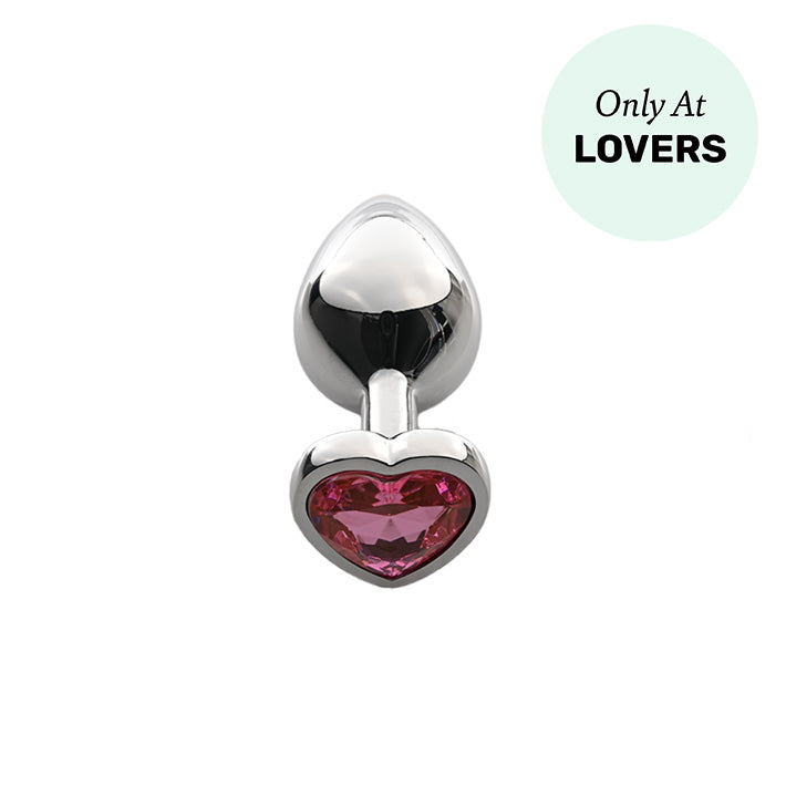 Lovers Heart Gemstone Anal Plug Lovers Heart Gemstone Anal Plug