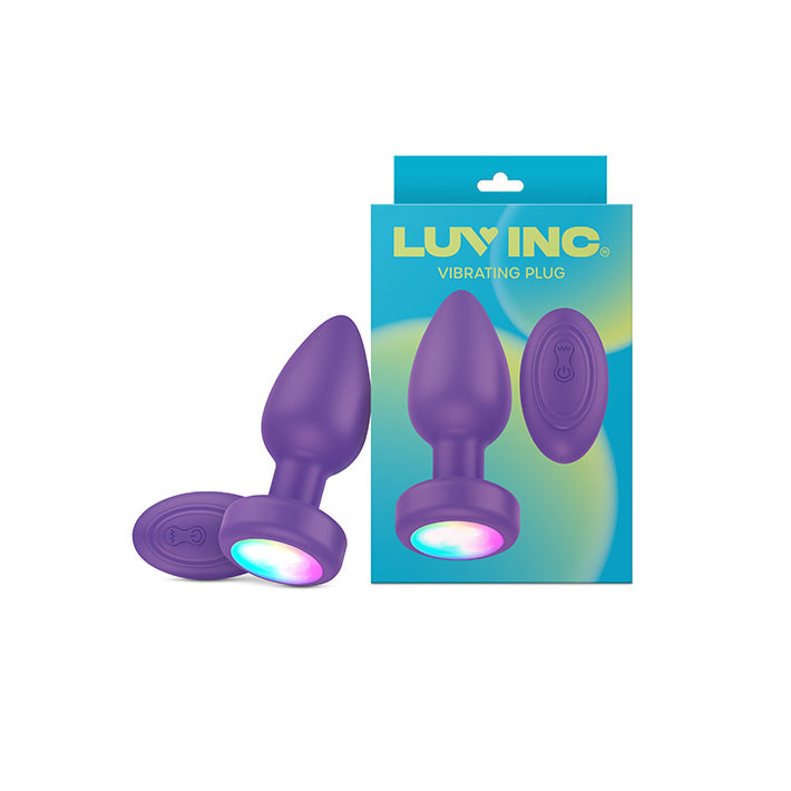 Luv Inc Light-Up Vibrating Butt Plug Lovers Luv Inc Light-Up Vibrating Butt Plug Lovers