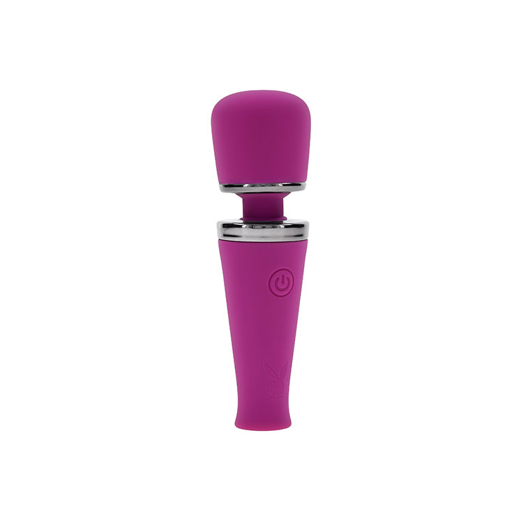 Playboy Pleasure Mic Drop Mini Wand Vibrator Lovers Playboy Pleasure Mic Drop Mini Wand Vibrator Lovers