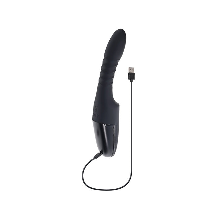 Playboy Pleasure Overdrive Thrusting G-Spot Vibrator Lovers Playboy Pleasure Overdrive Thrusting G-Spot Vibrator Lovers