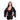 Roma_Short_Satin_Robe_Black_Front