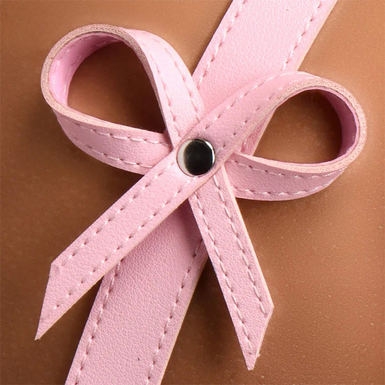 Strict_Bondage_Harness_with_Bows_Pink_Detail