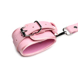 Strict_Bondage_Harness_with_Bows_Pink_Wrist_Cuff