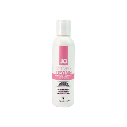System JO Actively Trying Water Based Lubricant 4oz Lovers System JO Actively Trying Water Based Lubricant 4oz Lovers