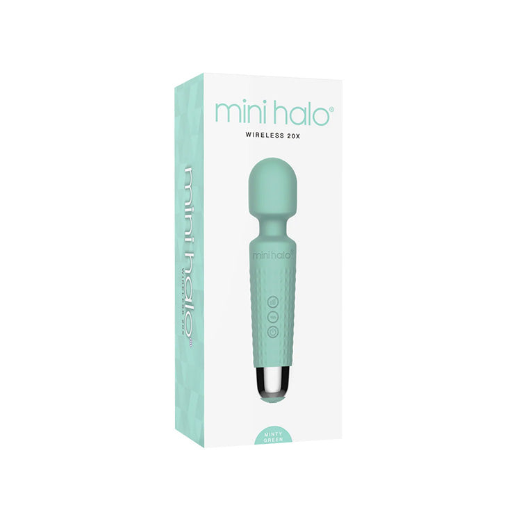 Mini Halo 20x Wireless Wand Vibrator Lovers Mini Halo 20x Wireless Wand Vibrator Lovers