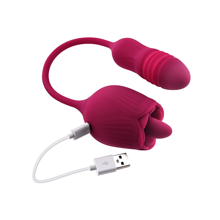 Wild Rose Dual Stimulating Vibrator Lovers Wild Rose Dual Stimulating Vibrator Lovers
