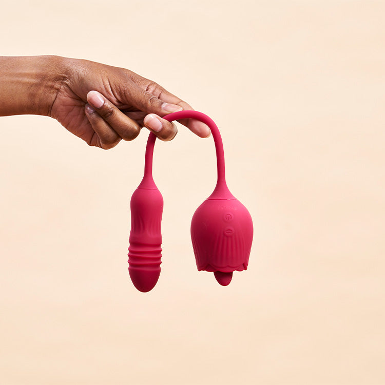 Wild Rose Dual Stimulating Vibrator Lovers Wild Rose Dual Stimulating Vibrator Lovers