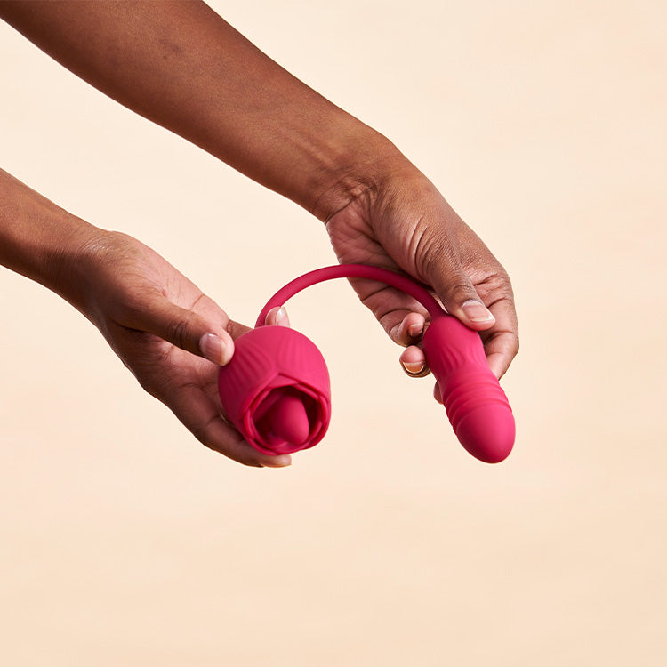 Wild Rose Dual Stimulating Vibrator Lovers Wild Rose Dual Stimulating Vibrator Lovers