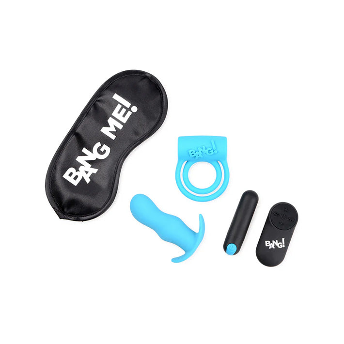 Bang Duo Blast Remote Controlled C*** Ring & Butt Plug Kit