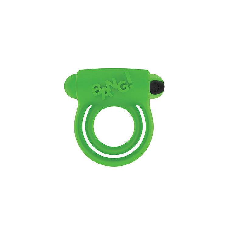 Bang! Glow-in-the-Dark Vibrating Cock Ring with Remote Lovers Bang! Glow-in-the-Dark Vibrating Cock Ring with Remote Lovers