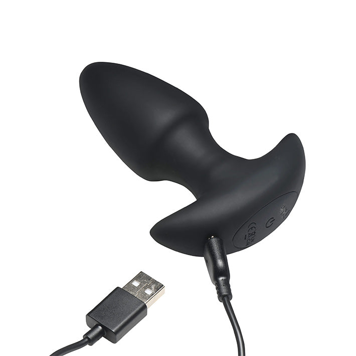 Bang! Remote Controlled Thrusting & Vibrating Silicone Butt Plug  Lovers