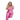 Yelete_Open_Work_34_Sleeve_Fishnet_Bodystocking_Pink_Plus_Front