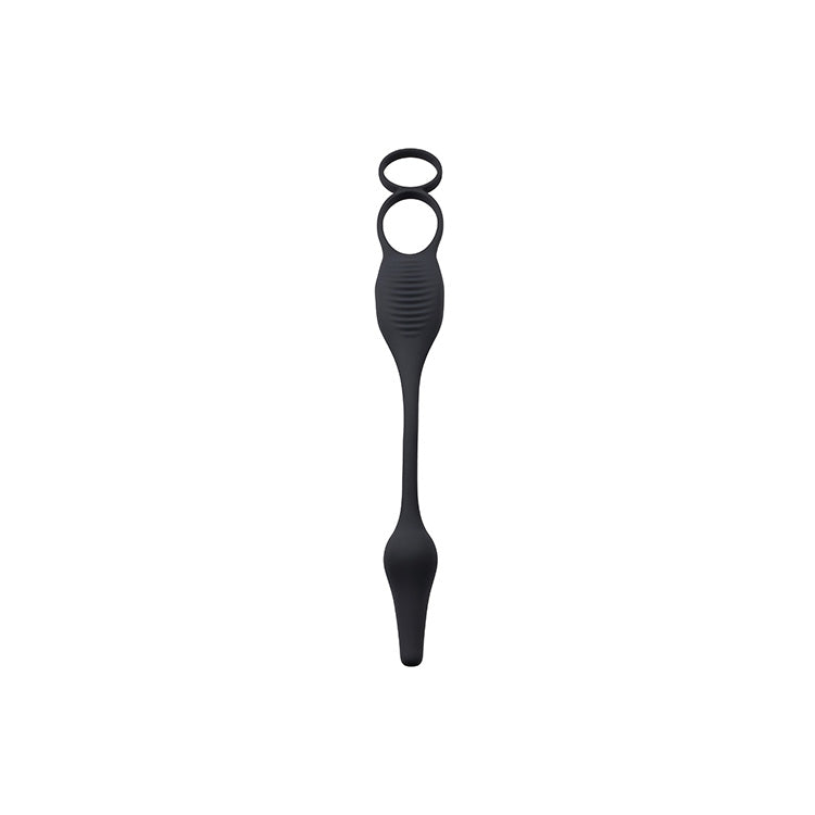 Plug & Tug Vibrating Cock Ring Butt Plug Lovers Plug & Tug Vibrating Cock Ring Butt Plug Lovers