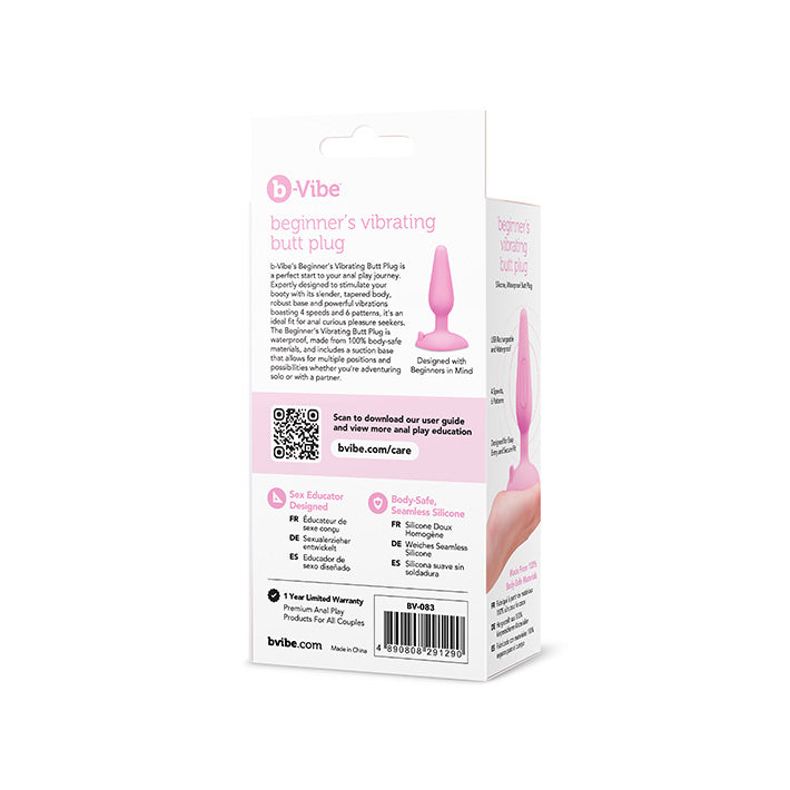 b-Vibe Beginner's Vibrating Butt Plug Lovers b-Vibe Beginner's Vibrating Butt Plug Lovers