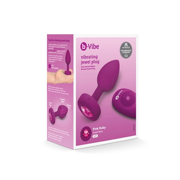 b-Vibe Vibrating Jewel Plug Lovers b-Vibe Vibrating Jewel Plug Lovers