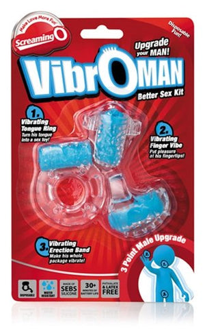 Screaming O VibrOman Blue