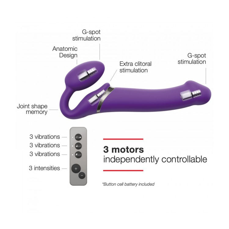 Strap-On-Me Medium Vibrating Strap On Lovers Strap-On-Me Medium Vibrating Strap On Lovers