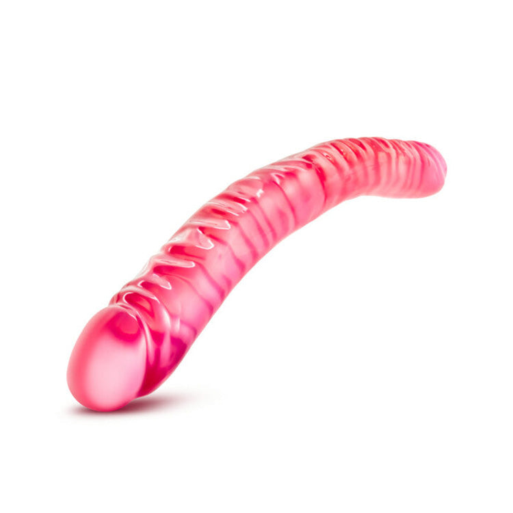 B_Yours_18_Inch_Pink_Double_Ended_Dildo_Side