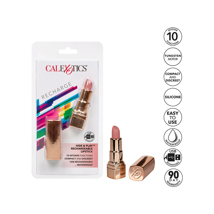 Hide & Play Rechargeable Lipstick Vibrator Lovers Hide & Play Rechargeable Lipstick Vibrator Lovers