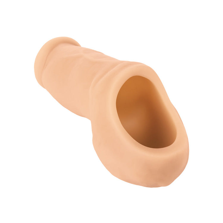 Cal_Exotics_Packer_Gear_5in_Silicone_STP_Ivory_Angle