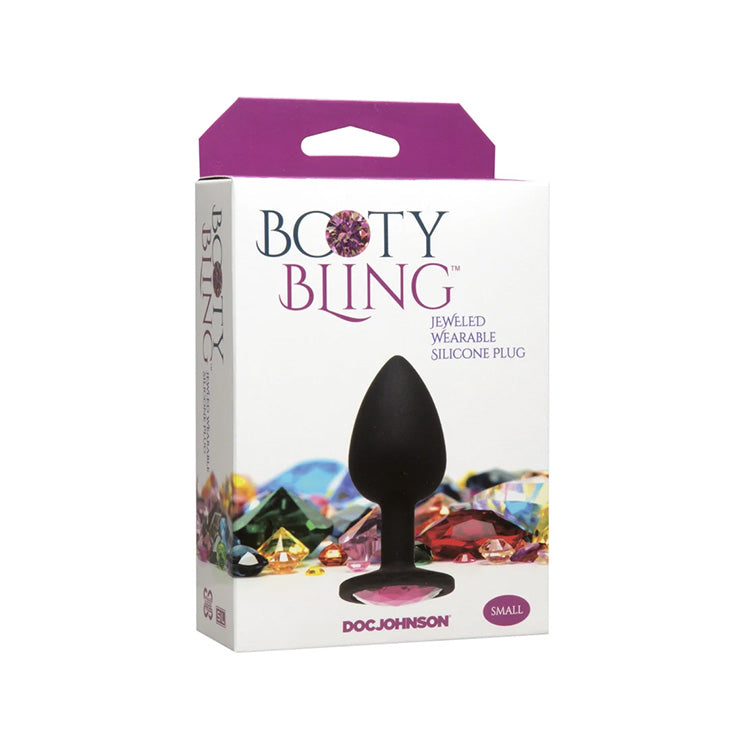 Doc_Johnson_Booty_Bling_Small_Silicone_Butt_Plug_Pink_Box