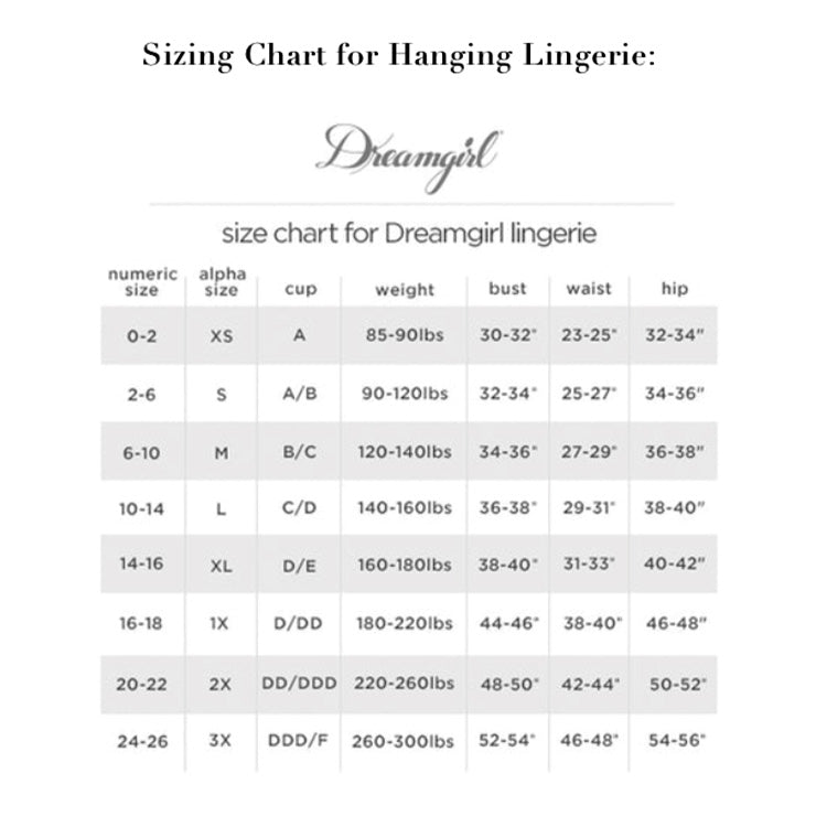 Dreamgirl_Hanging_Lingerie_Size_Chart
