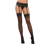 Sheer Thigh High with Back Seam