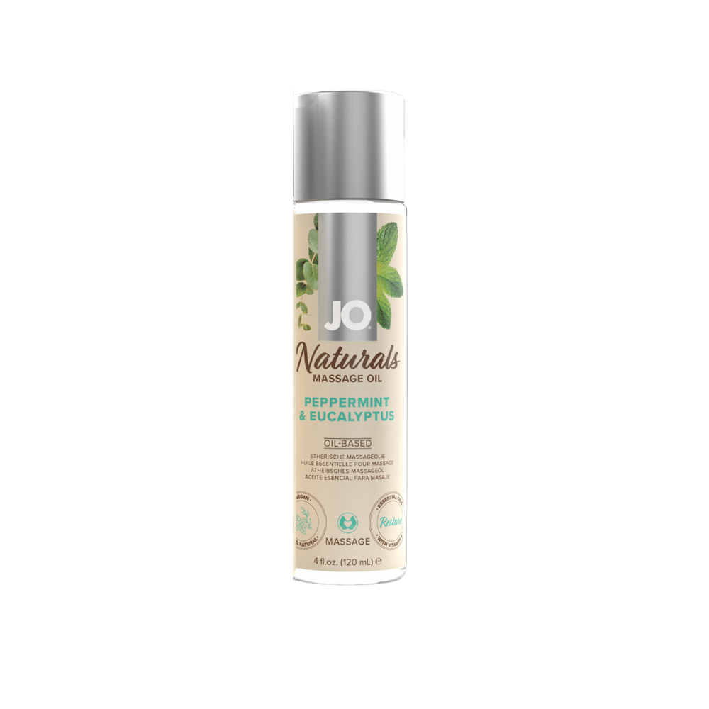 JO Naturals Peppermint Eucalyptus Massage Oil