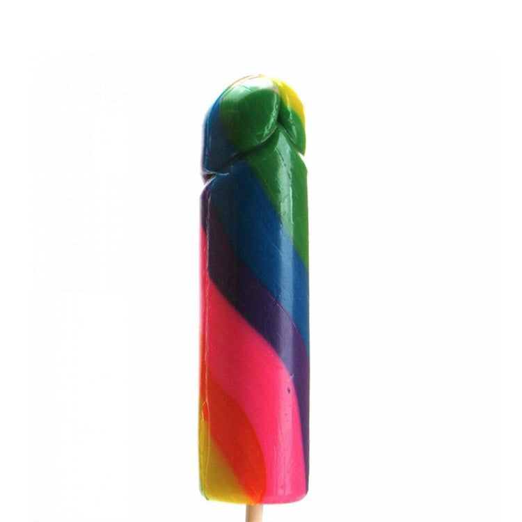 jumbo cock lollipops rainbow swirl