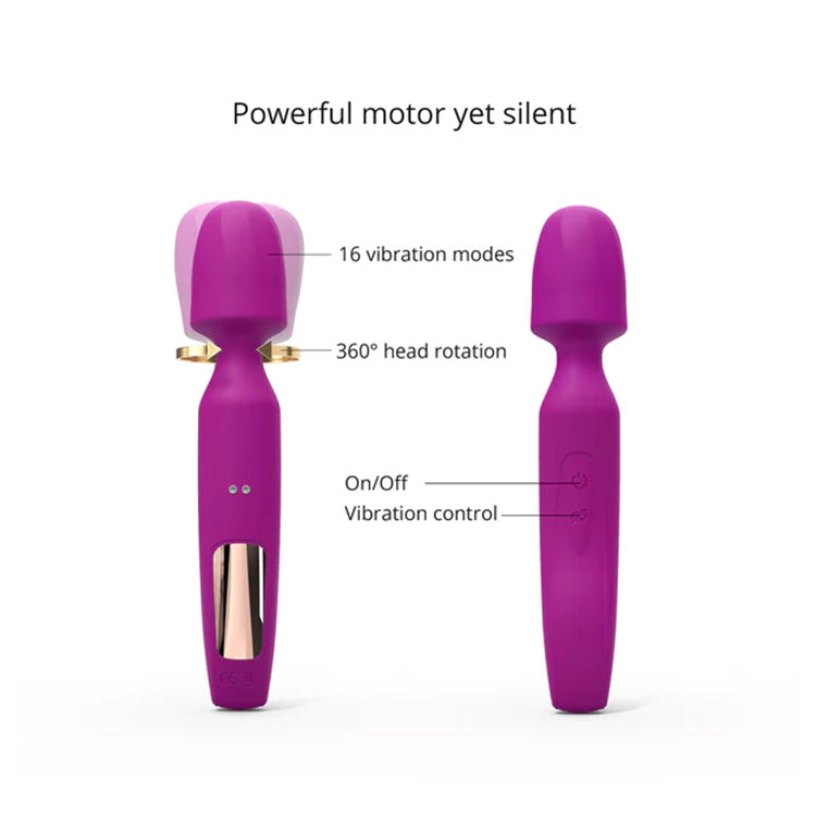 R-Evolution Vibrating Wand & Attachments Lovers R-Evolution Vibrating Wand & Attachments Lovers