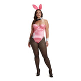 Playboy_Elegant_Bunny_Costume_Pink_Plus_Front