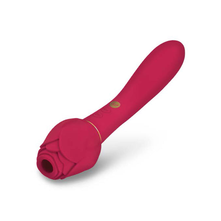 Rosegasm Twosome Dual Ended Suction Vibe Lovers Rosegasm Twosome Dual Ended Suction Vibe Lovers